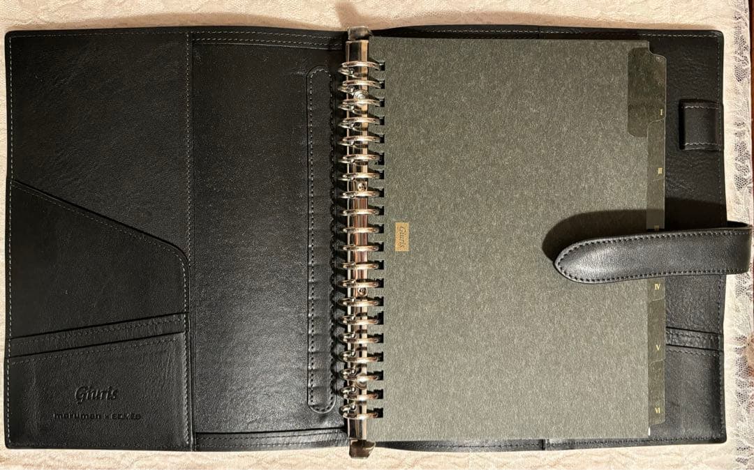 Giuris maruman×SOMES 本革バインダーノート A5　※箱無し