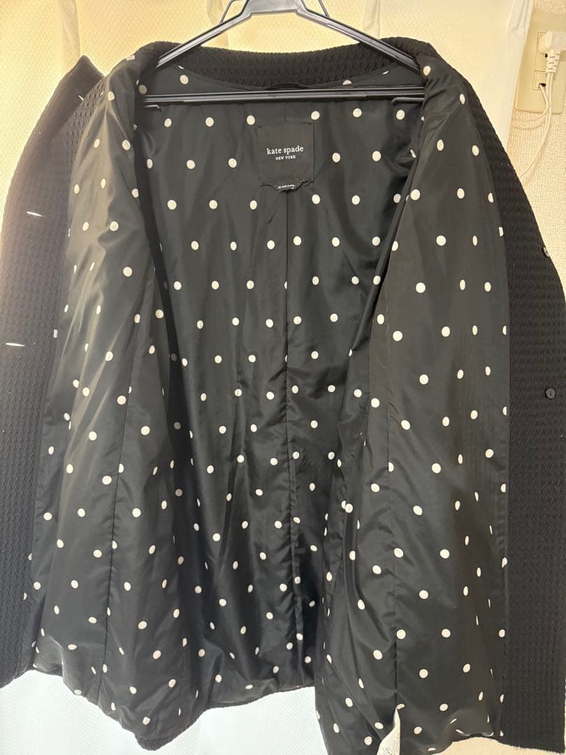 ケイトスペード　パールリボン　コート