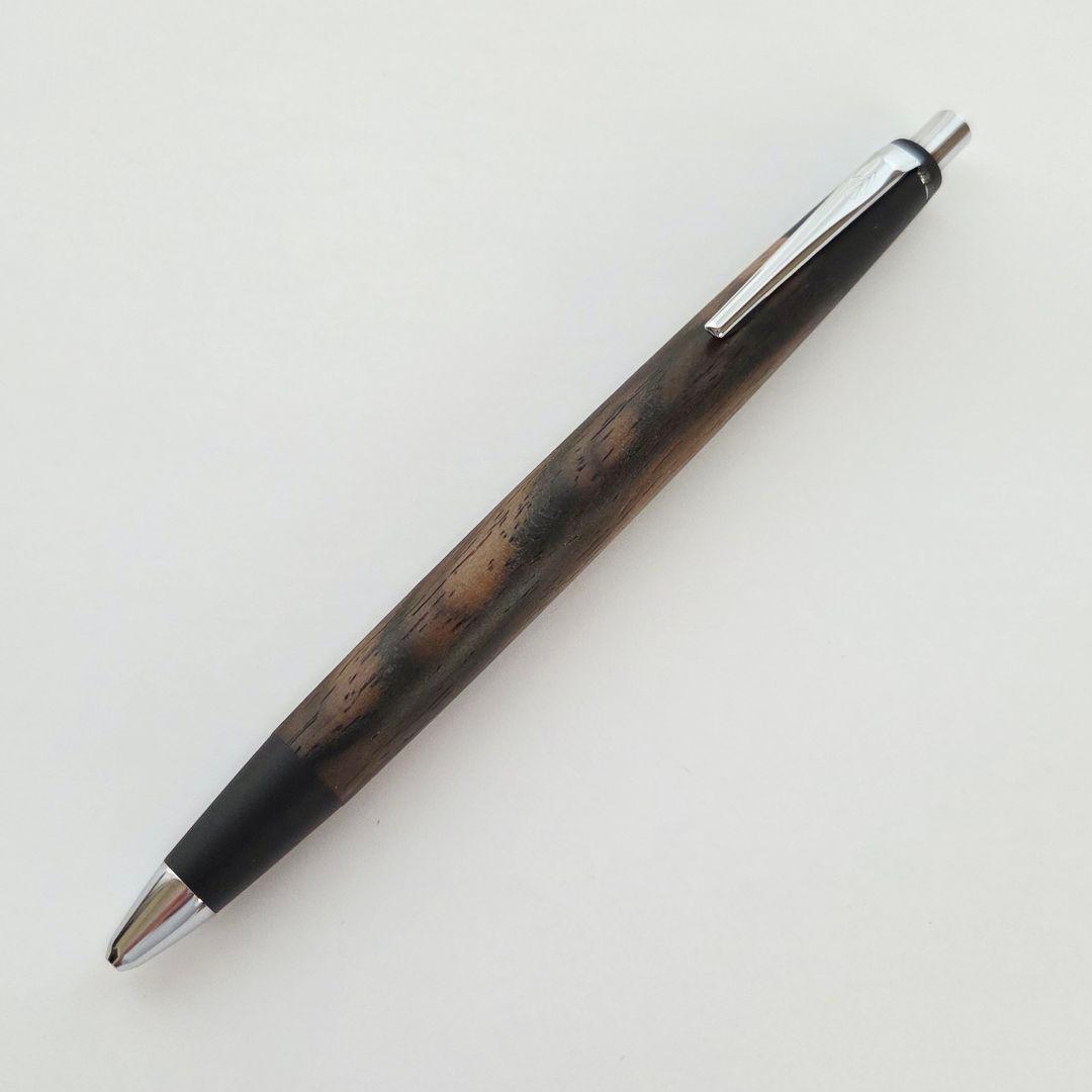 【新品未使用品】野原工芸 特上黒柿 孔雀杢 シャープペンシル 0.5mm 限定