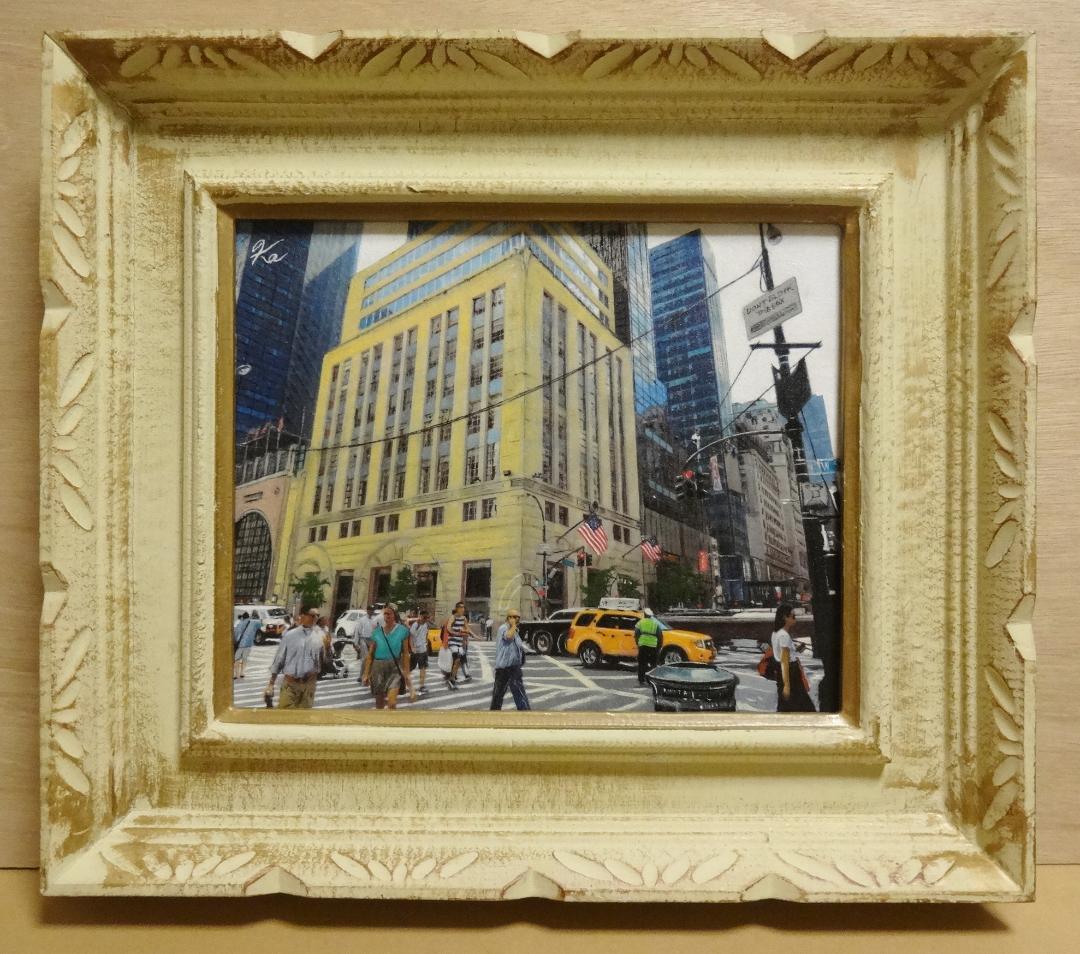 上鈴木正一 油彩画 F3号『五番街』10/12(日)午前10時までの掲載です!!