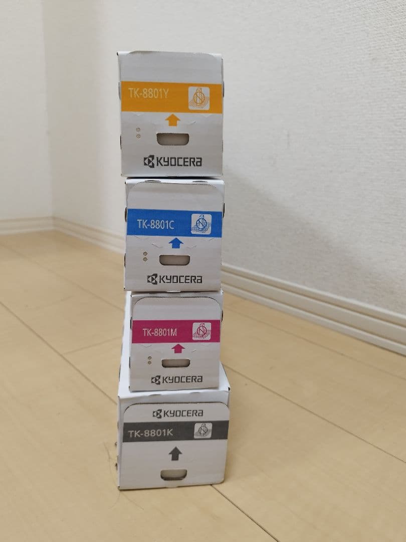 No2【新品未開封】TK-8801 京セラ純正トナー YMCK