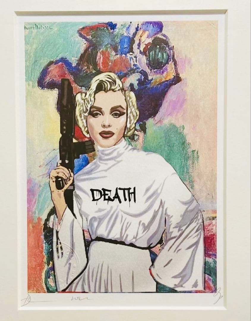 額込 世界限定100枚DEATH NYC アートポスター 現代アート 111