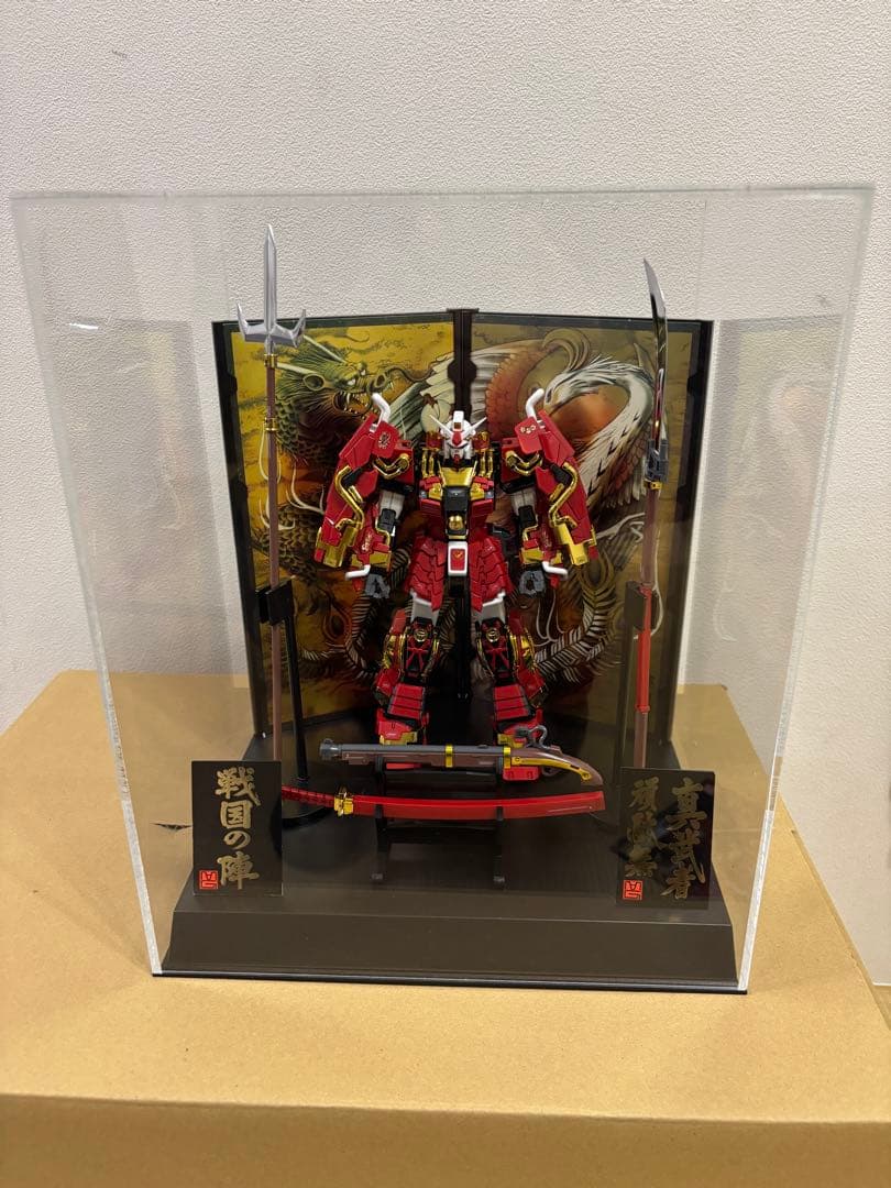 ガンプラ　MG 真武者ガンダム　戦国の陣　アクリルケース付き