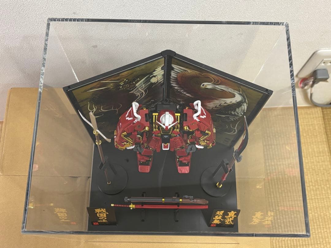 ガンプラ　MG 真武者ガンダム　戦国の陣　アクリルケース付き
