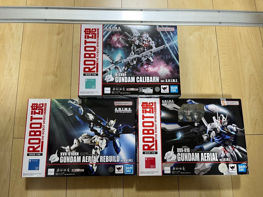 ロボット魂 ガンダムエアリアル ガンダムエアリアル改修型 ガンダムキャリバーン