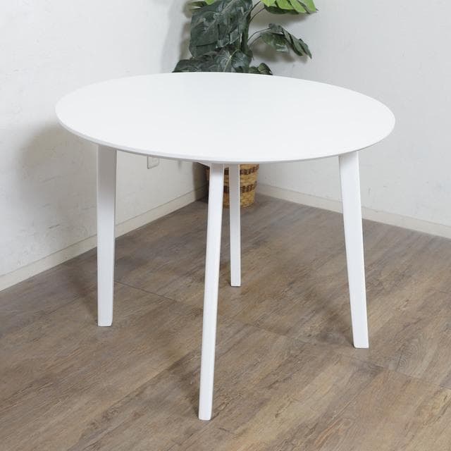 【新品・未使用】　ダイニングテーブル　(約)幅90×奥行90×高さ70cm