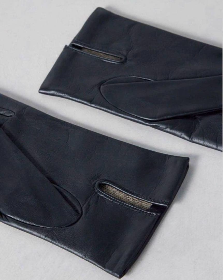 新品DENTSデンツ レザーグローブ 9 革手袋 カシミヤ