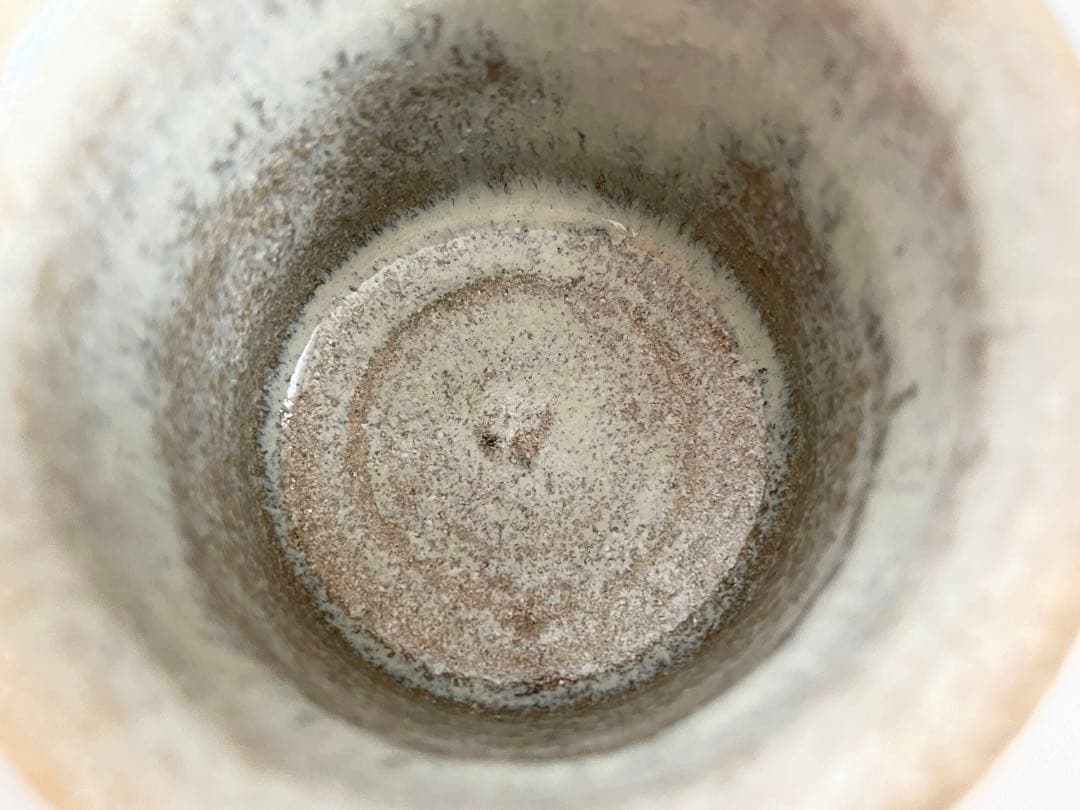 陶芸家　西岡小十　朝鮮唐津　ぐい呑　酒器　酒盃　共箱　古唐津