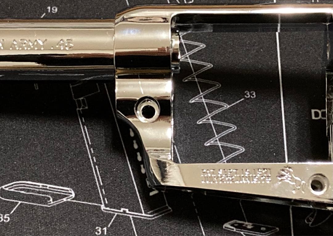 新品未使用 ハートフォード SAA シルバー アーティラリー バレルフレーム