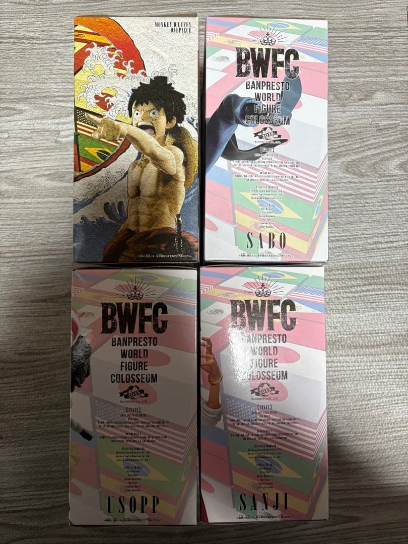 ワンピース BWFC 造形王頂上決戦2 新品未開封　4体セット