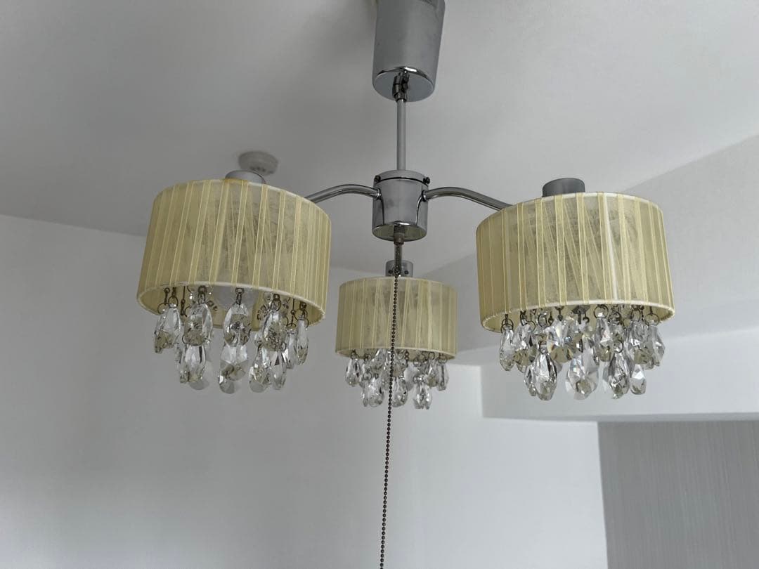 【ことぶき様】フランフラン シャンデリア Franc Franc クリスタル照明