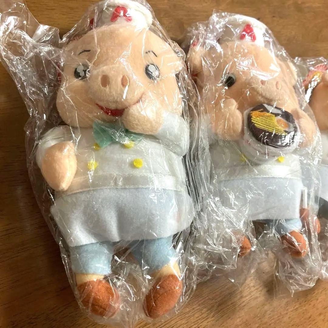 [最終価格] 懸賞当選品 エースコック ぬいぐるみ 25cm 3匹のこぶた