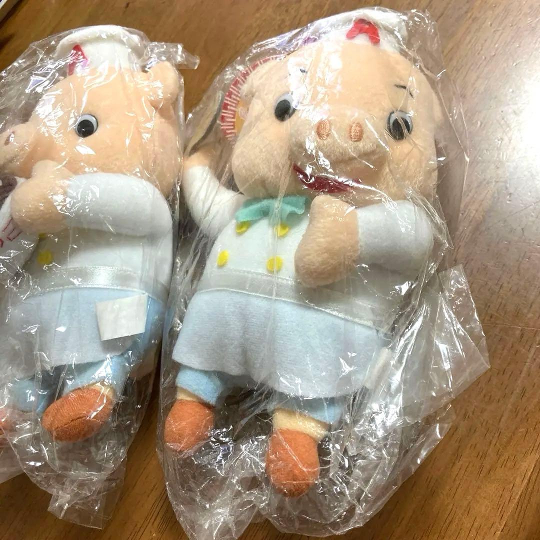 [最終価格] 懸賞当選品 エースコック ぬいぐるみ 25cm 3匹のこぶた