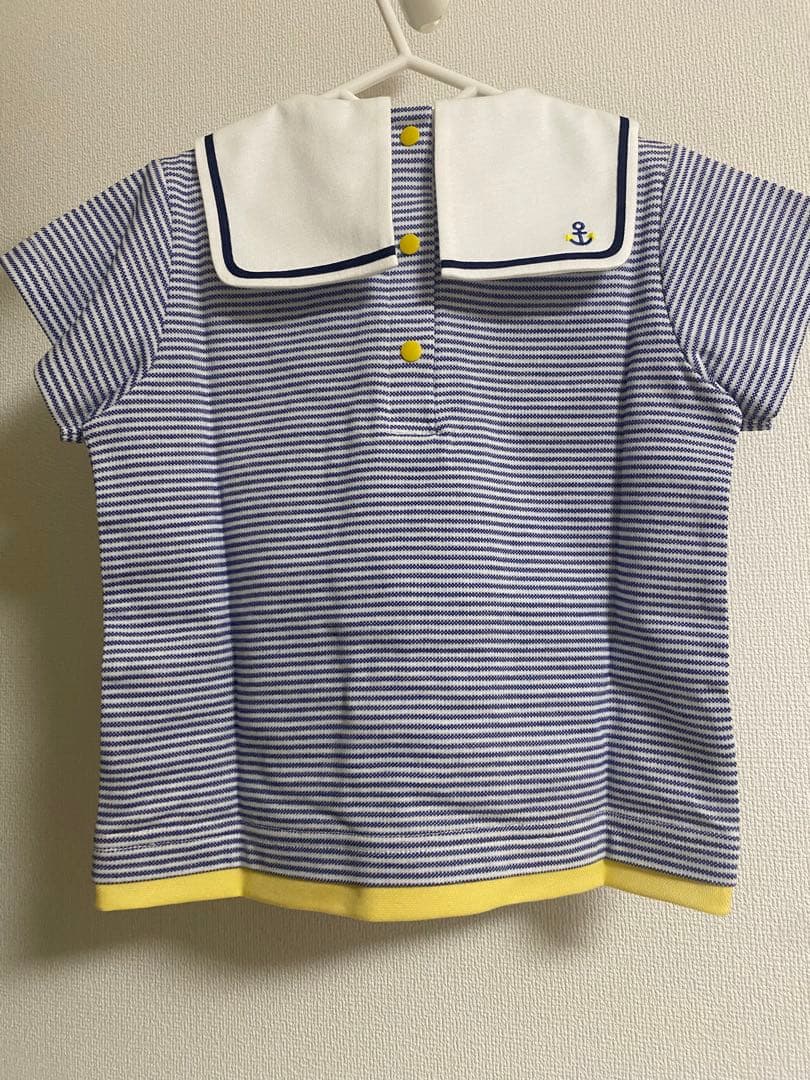 familiar 半袖セーラーTシャツ