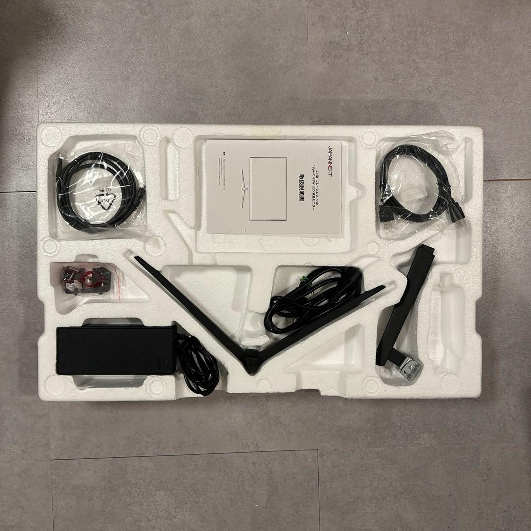 japannext jn-v27flfhd-c65w モニター