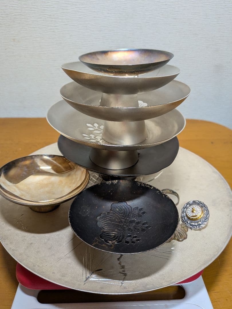 純銀盃など　846g