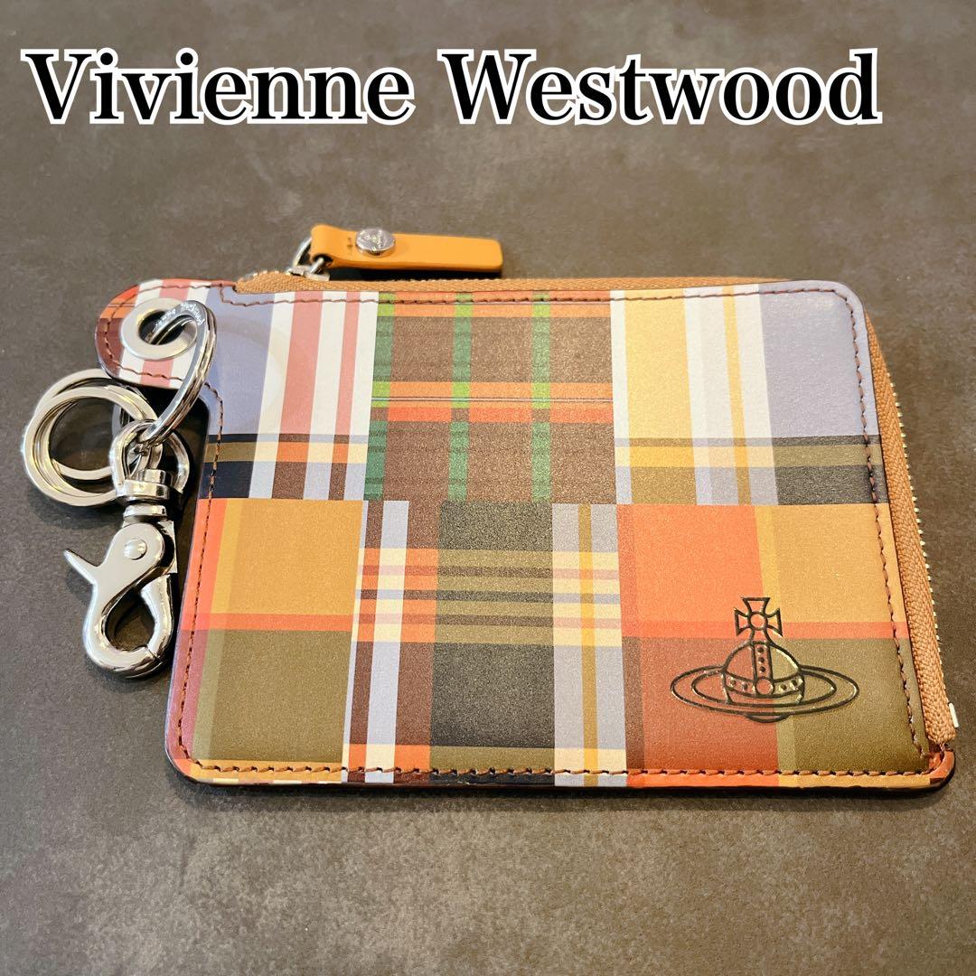 未使用　 VivienneWestwood マドラスチェックファスナー財布