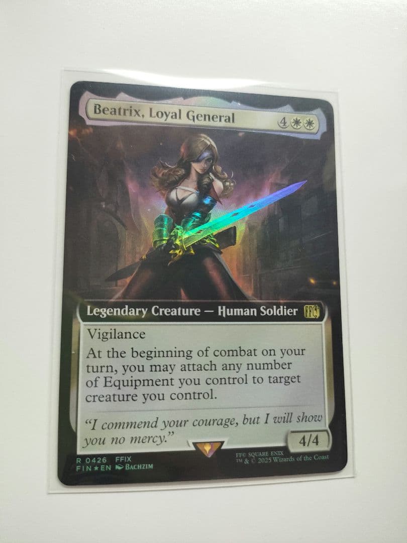 MTG FF 忠実なる将軍、ベアトリクス 拡張　英語　Foil
