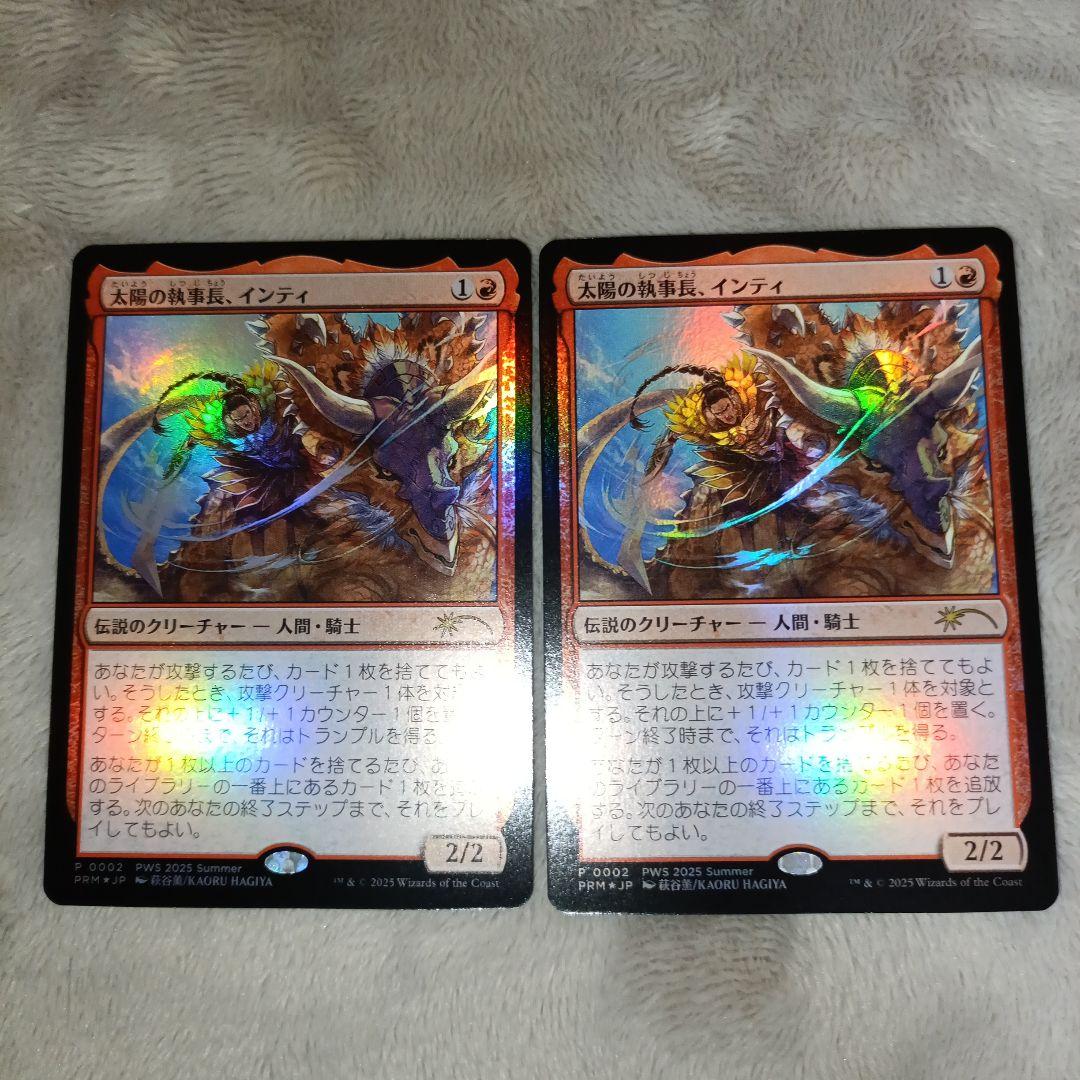 世慣れた見張り、デルニー2枚＋太陽の執事長、インティ4枚　計6枚セット