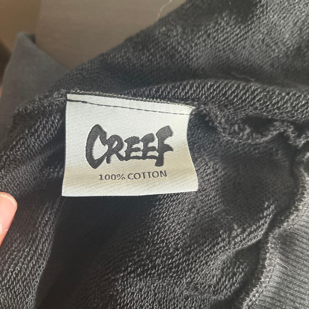 creefジップパーカー