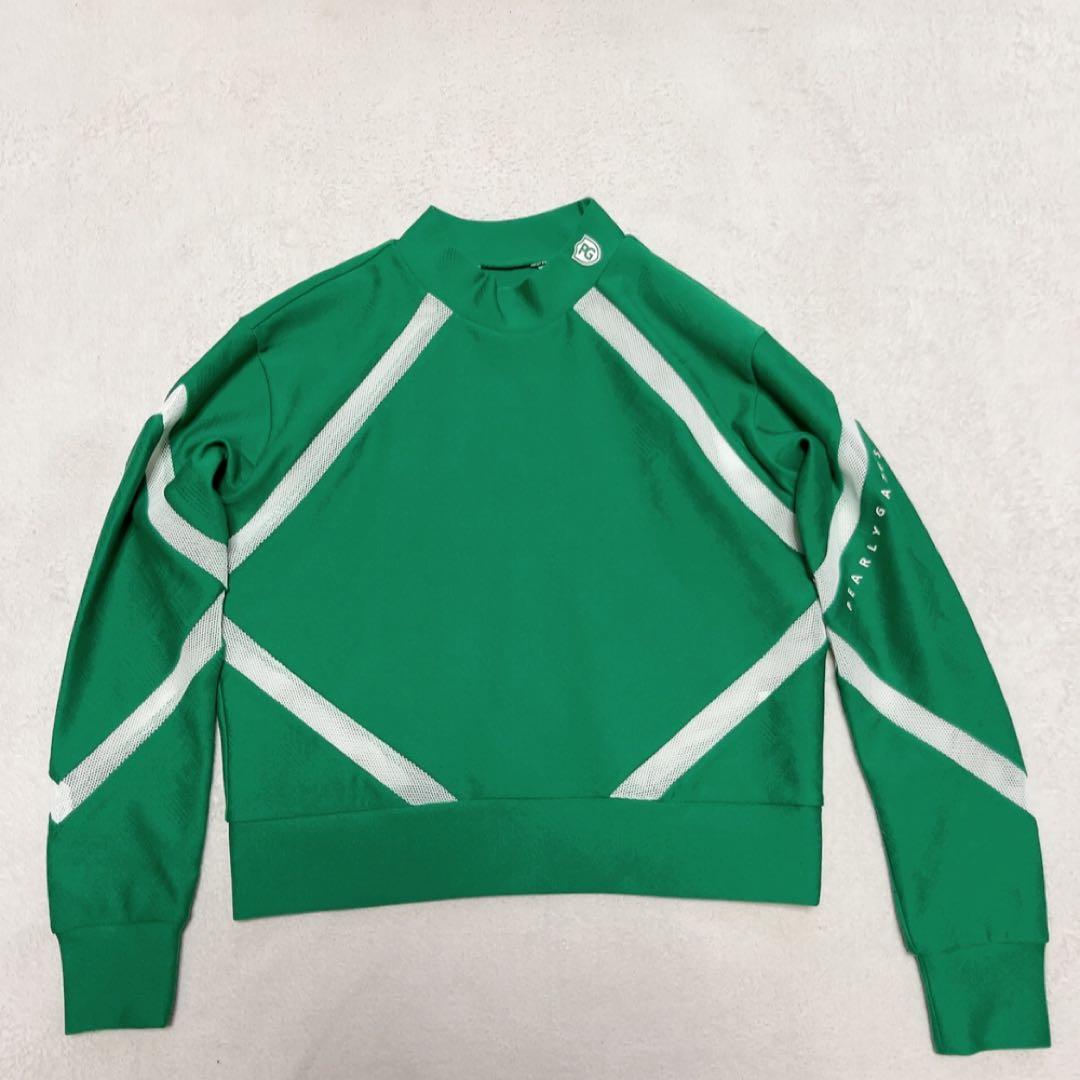 パーリーゲイツ　セットアップ　近年モデル　ニット　スカート　グリーン