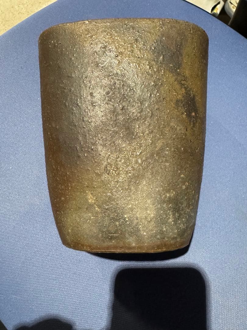 ⚫️ ★希少★ 備前焼 水差　花瓶 置物 陶磁器 伝統 蓋に海老 食器 焼き物