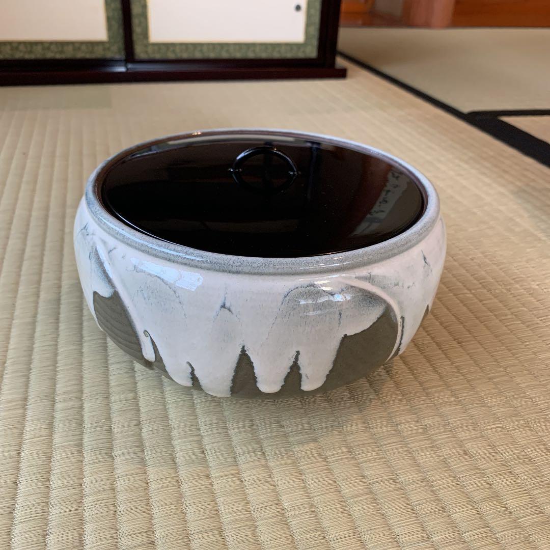 【茶道具】即中斎好　捻梅　水指　宗絢