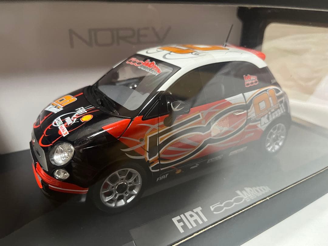 NOREV 1/18 Fiat 500 WROOOM ＃01 キミ・ライコネン