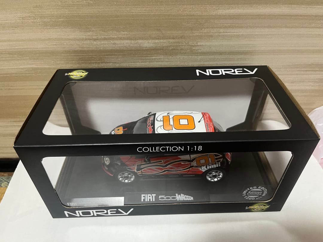 NOREV 1/18 Fiat 500 WROOOM ＃01 キミ・ライコネン