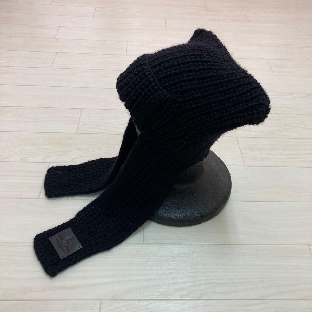 Vivienne Westwood キャットイヤー フラップニット帽 猫耳