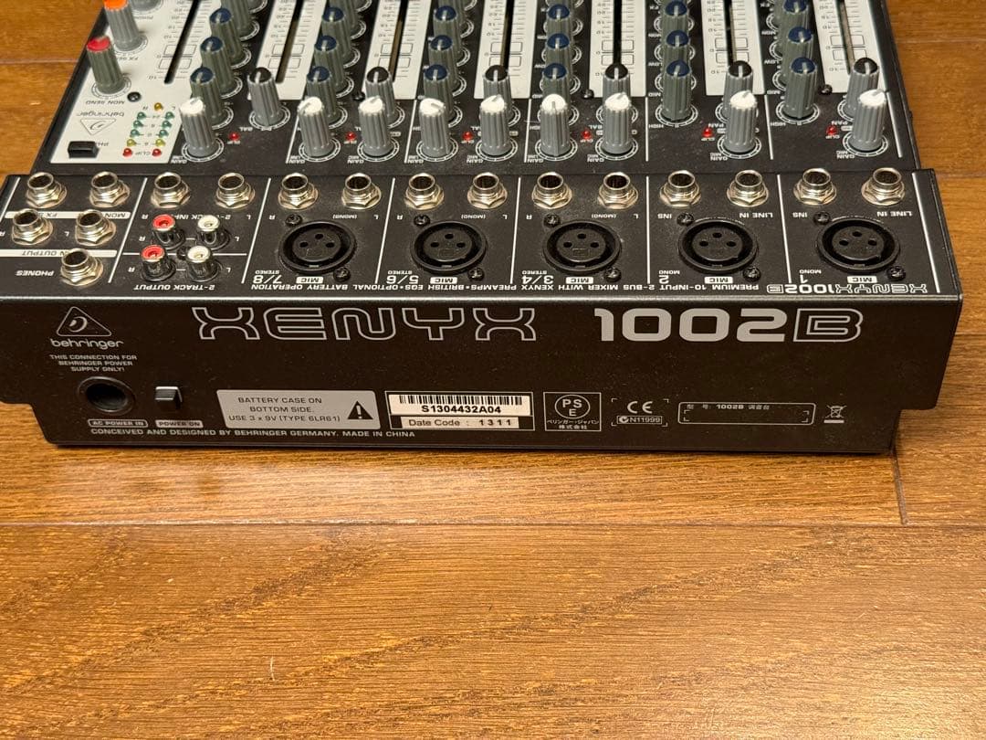 配信機器・PA機器・レコーディング機器 Behringer XENYX 1002B