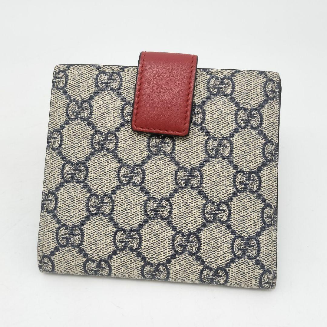 未使用に近い✨グッチ　折り財布　リボン