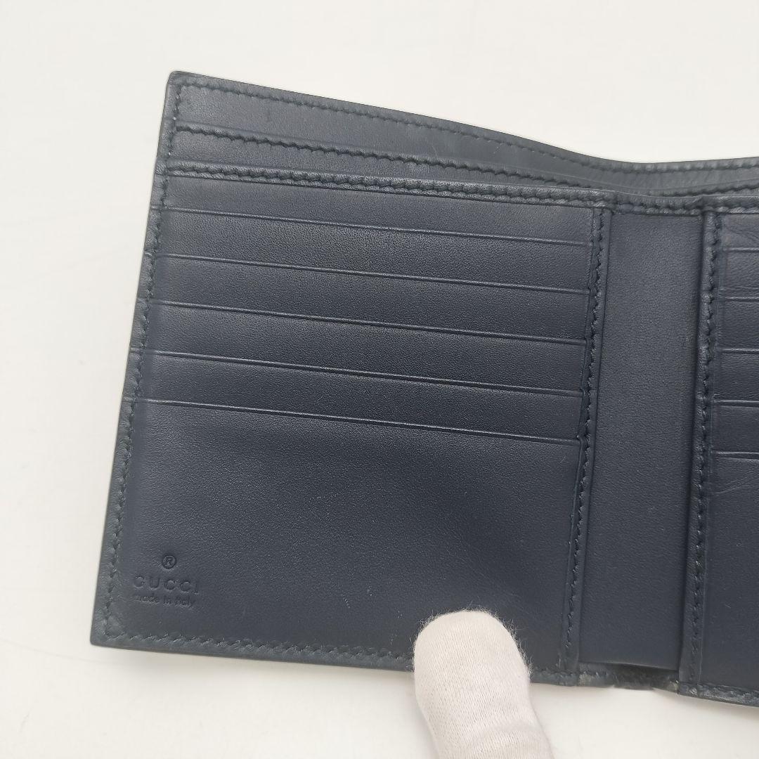 未使用に近い✨グッチ　折り財布　リボン