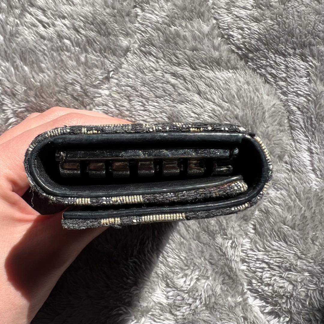 Dior モノグラムキーケース ベージュ/ブラック