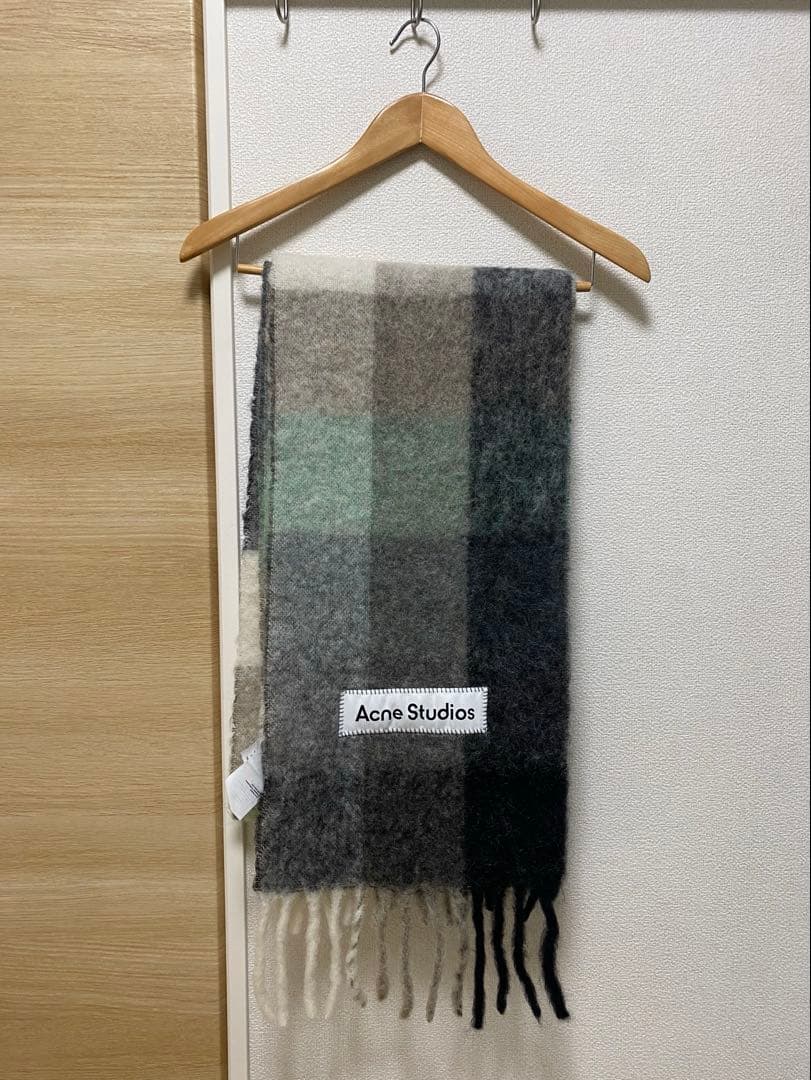 正規品＊Acne Studios＊モヘアチェックスカーフ