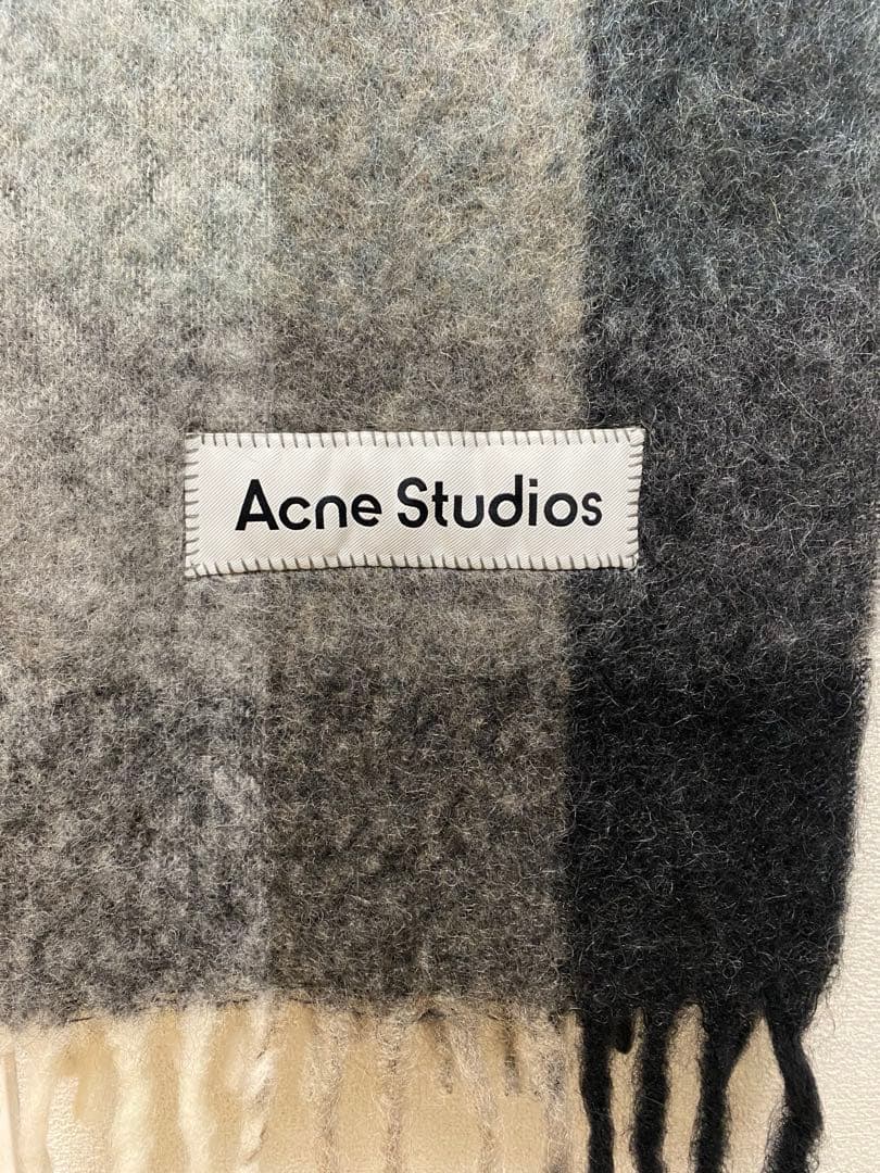 正規品＊Acne Studios＊モヘアチェックスカーフ