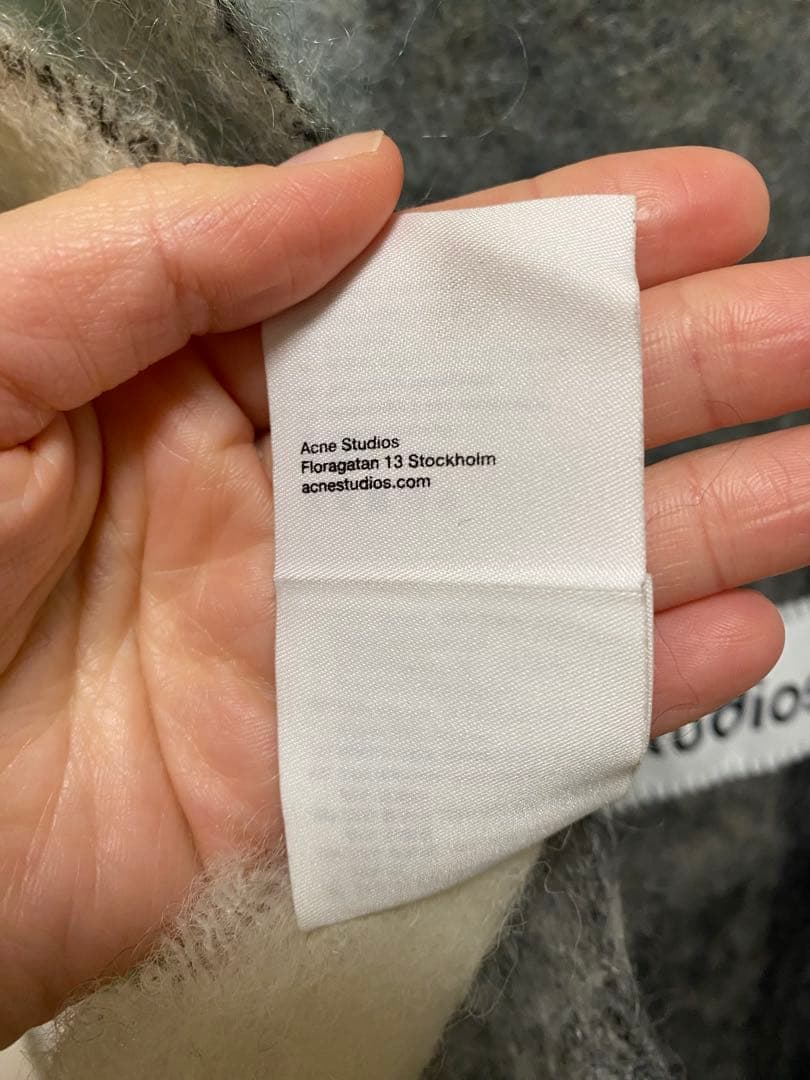 正規品＊Acne Studios＊モヘアチェックスカーフ