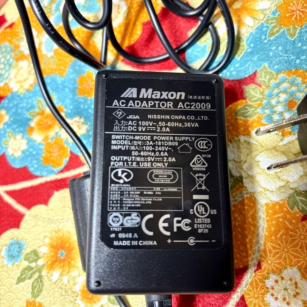 Maxon AD999Pro 90年代日本製ビンテージ箱、取説、アダプター付き