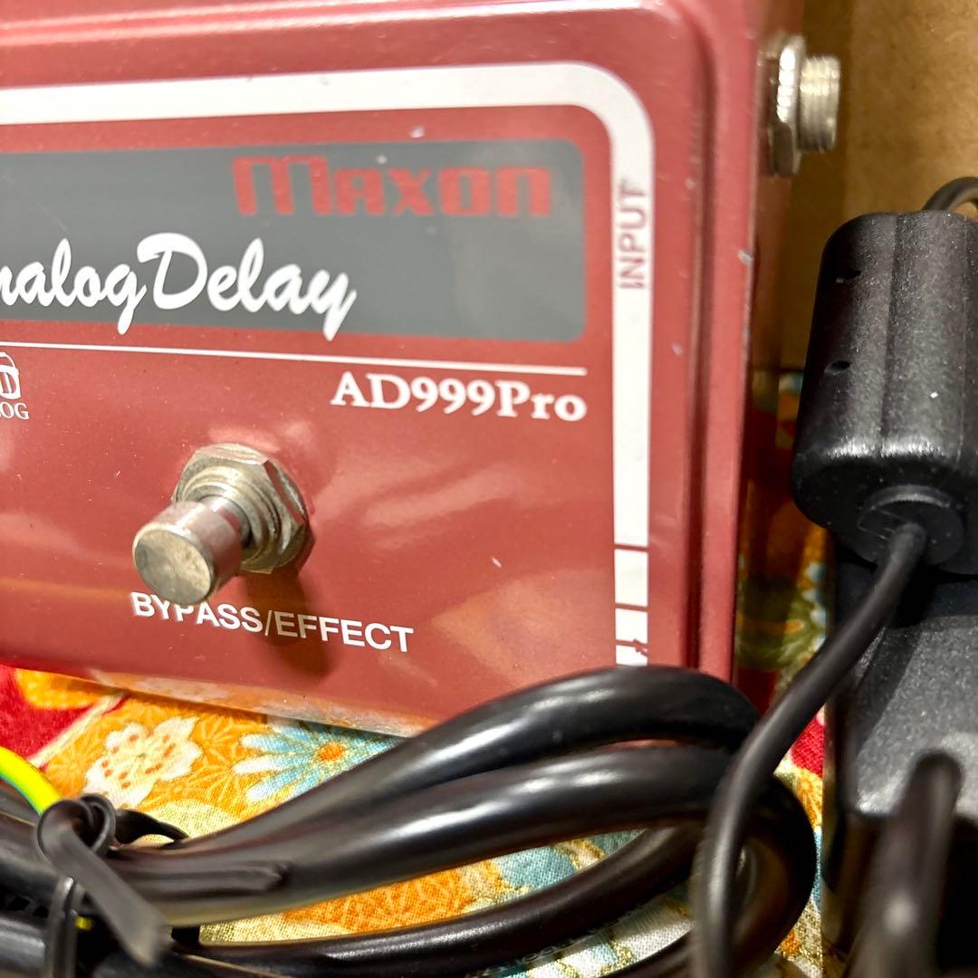 Maxon AD999Pro 90年代日本製ビンテージ箱、取説、アダプター付き