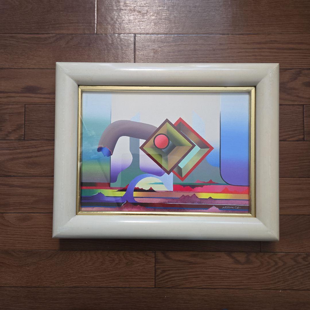 1986年 宙シリーズ アクリル抽象画 植田ひろみ