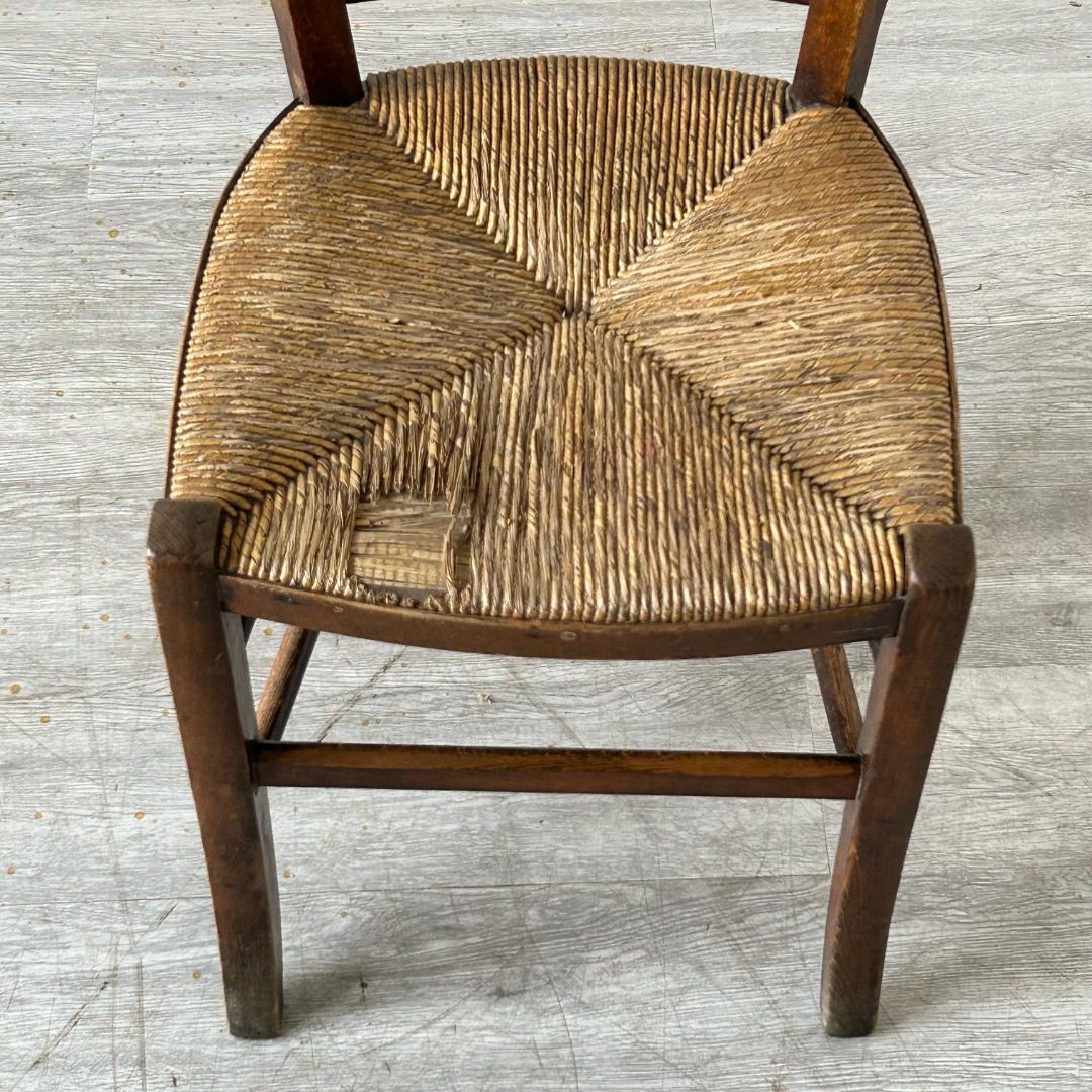 イギリス アンティーク 家具 藁編み チェア 1900年頃 椅子 587A