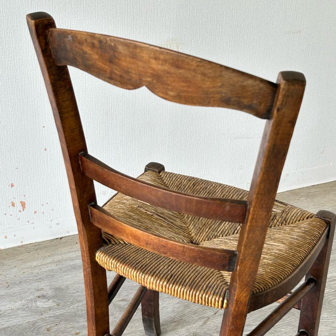 イギリス アンティーク 家具 藁編み チェア 1900年頃 椅子 587A