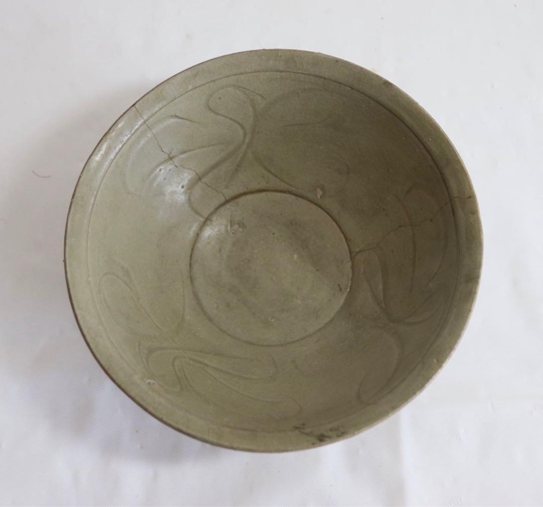 サ　中国　青磁茶碗　訳あり　送料込み0329