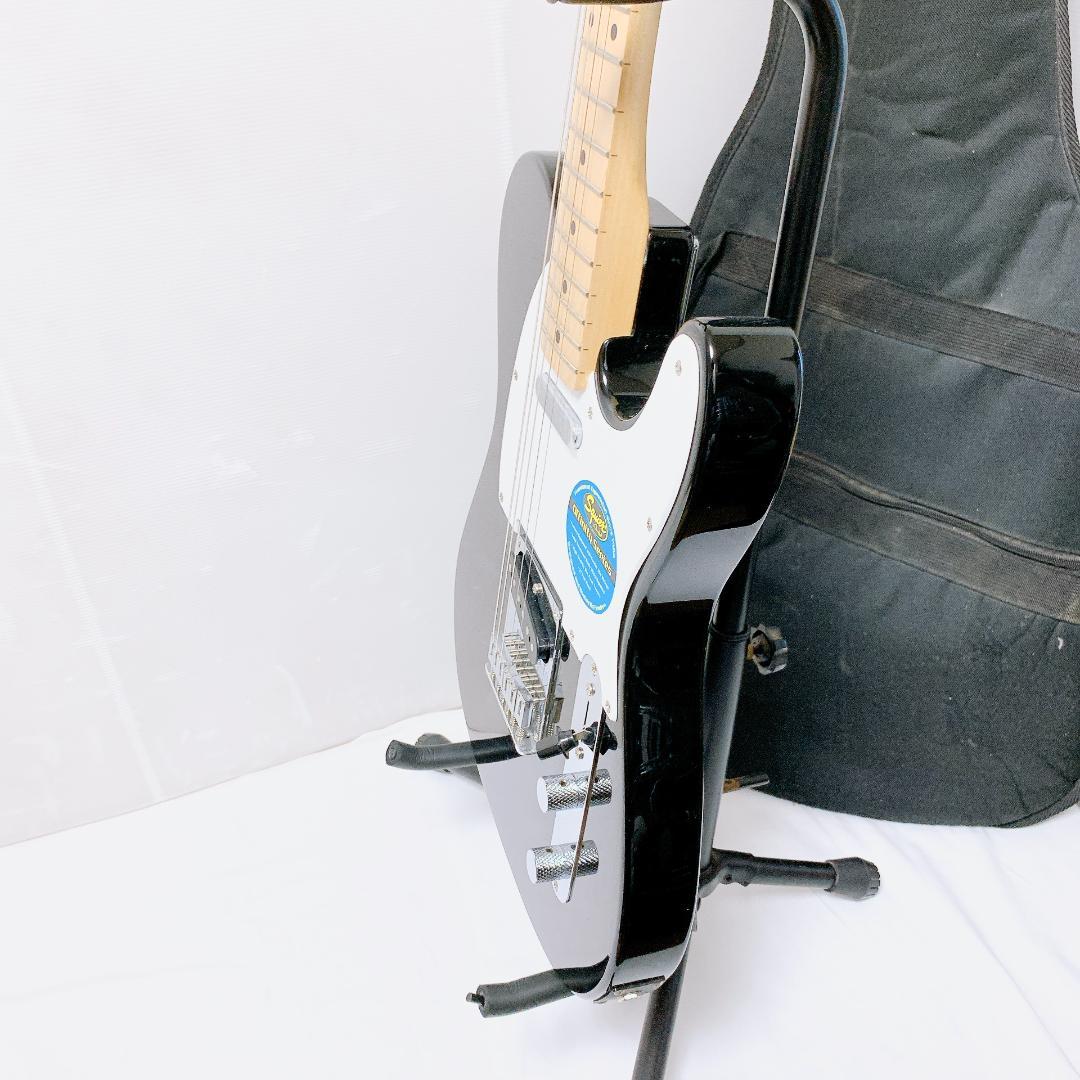 美品 Squier スクワイヤー Telecaster テレキャスター 黒