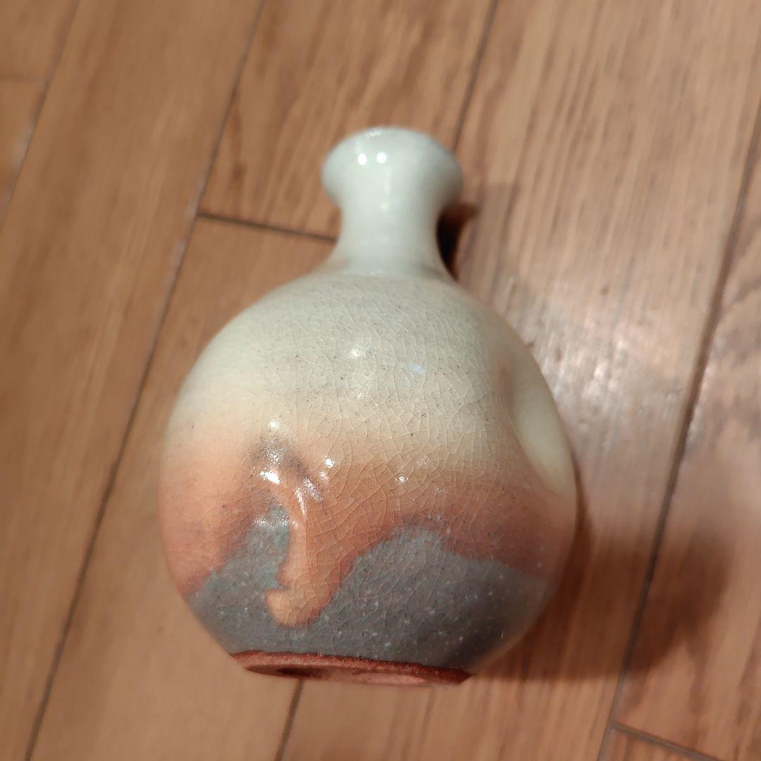 萩焼　松野龍司作　徳利　猪口セット