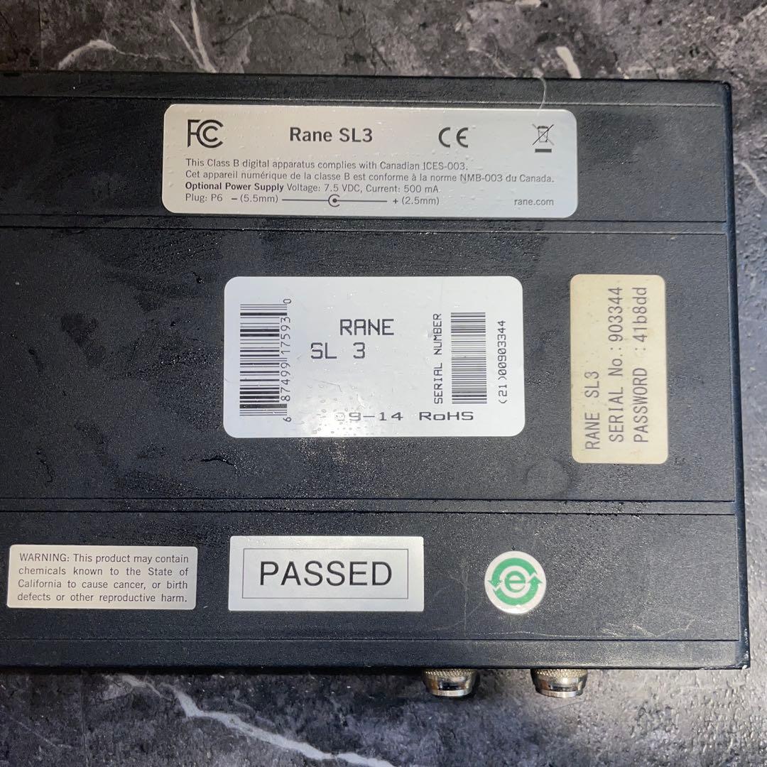 RANE SL3 DJインターフェースSerato Scratch Live対応