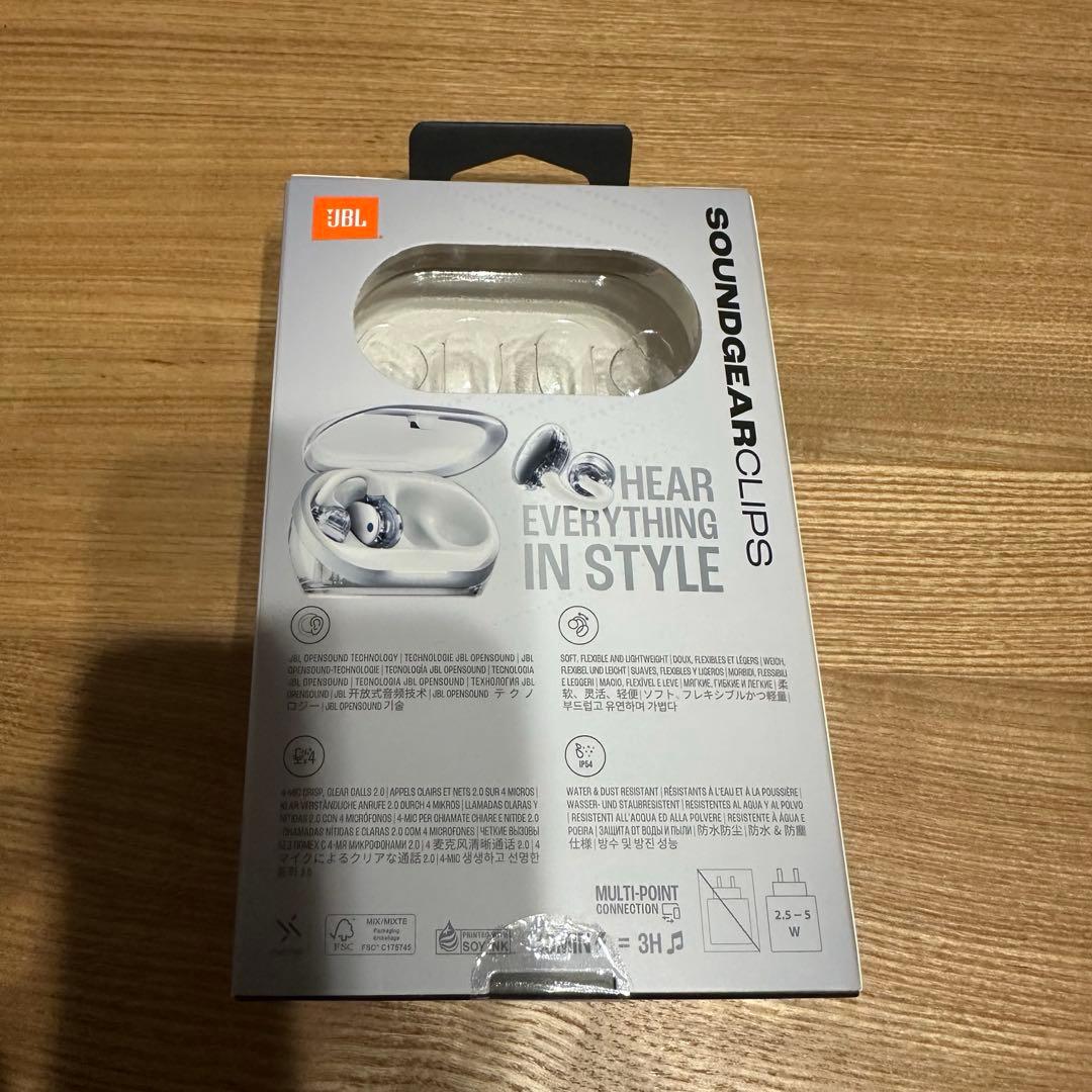 JBL Soundgear Clips オープンイヤー型ワイヤレスイヤホン