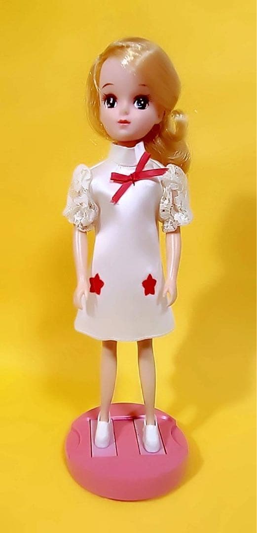 1974年製リカタレントのパットちゃん衣裳ブラウスドレスナース看護婦ワンピース