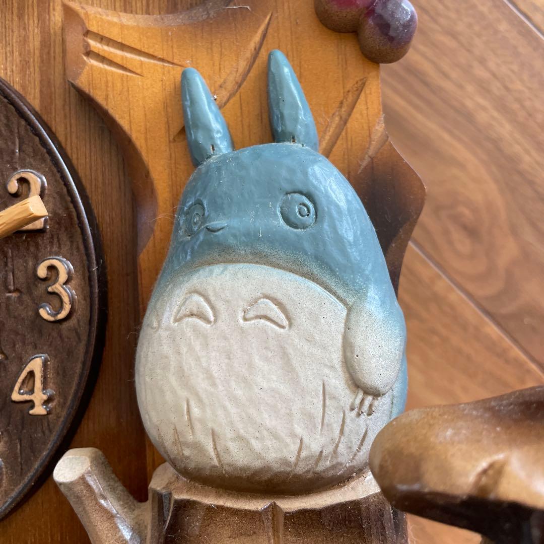 トトロ 木製掛け時計 カッコウ付き