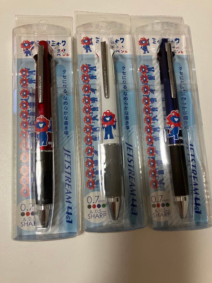 ミャクミャクJETSTREAM 4&1 ボールペン　3本セット　ジェットストーム